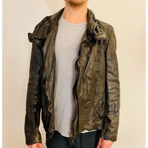 All Saints Mauritius Leather Jacket